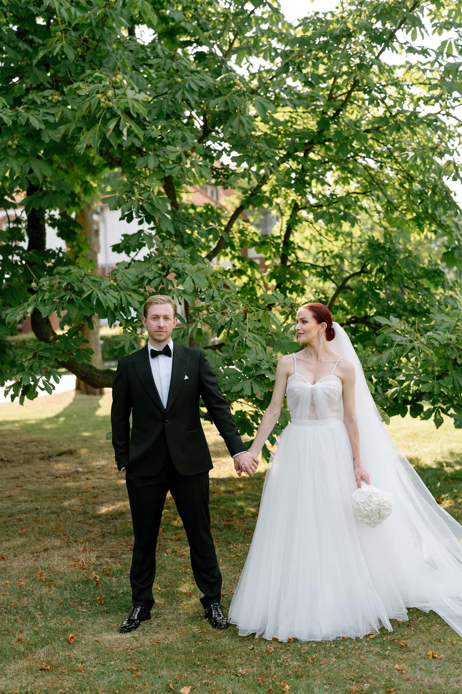 Brautpaar-Shooting in einer dokumentarischen Hochzeitsreportage